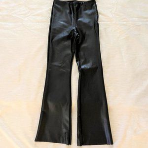 Black Faux Leather Stretchy Pants!